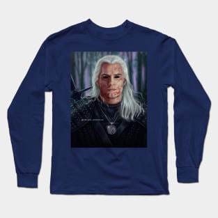 Geralt fan art Long Sleeve T-Shirt